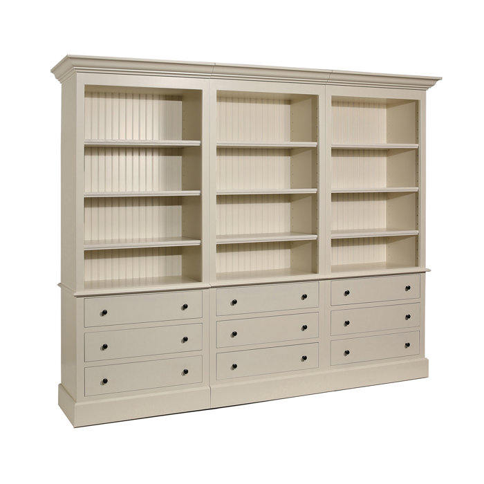 A&E Wood Designs French Restoration Kingston Oversized Set Bookcase